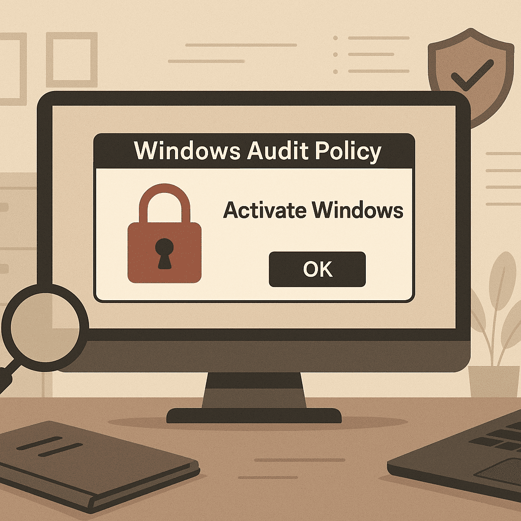 Использование активации политики аудита Windows