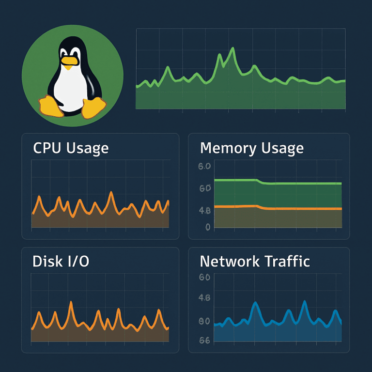 Мониторинг нагрузки Linux VPS