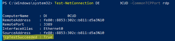 TcpTestSucceeded