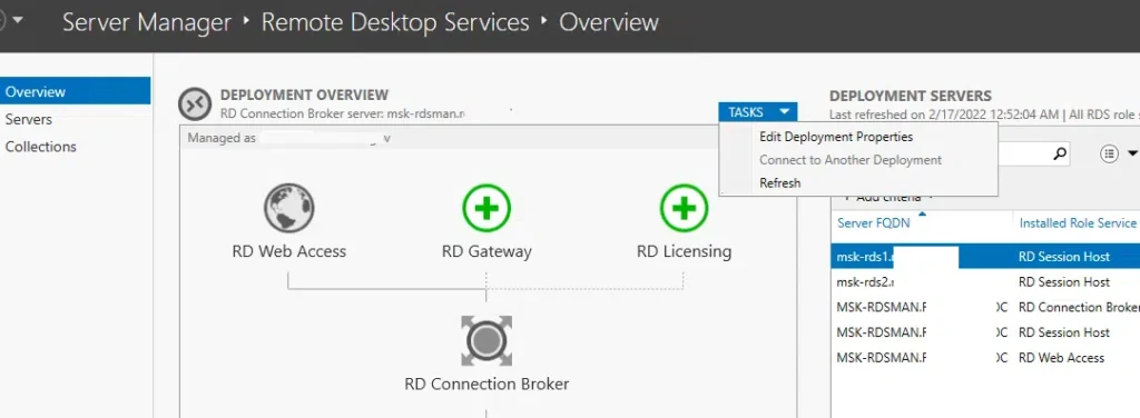 відкрийте Server Manager